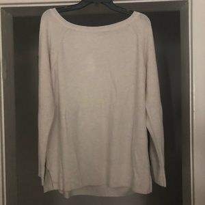 Gap cream color boatneck sweater
